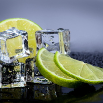Das Lime With Ice Wallpaper 208x208