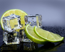 Lime With Ice wallpaper 220x176