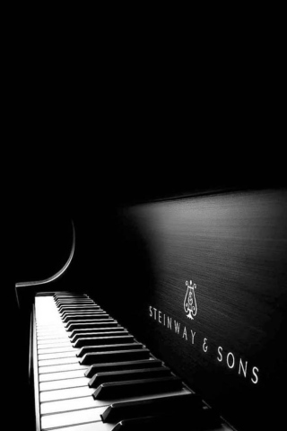 Steinway Piano wallpaper 320x480