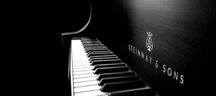 Fondo de pantalla Steinway Piano 720x320