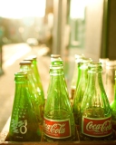 Обои Coca Cola Bottles 128x160