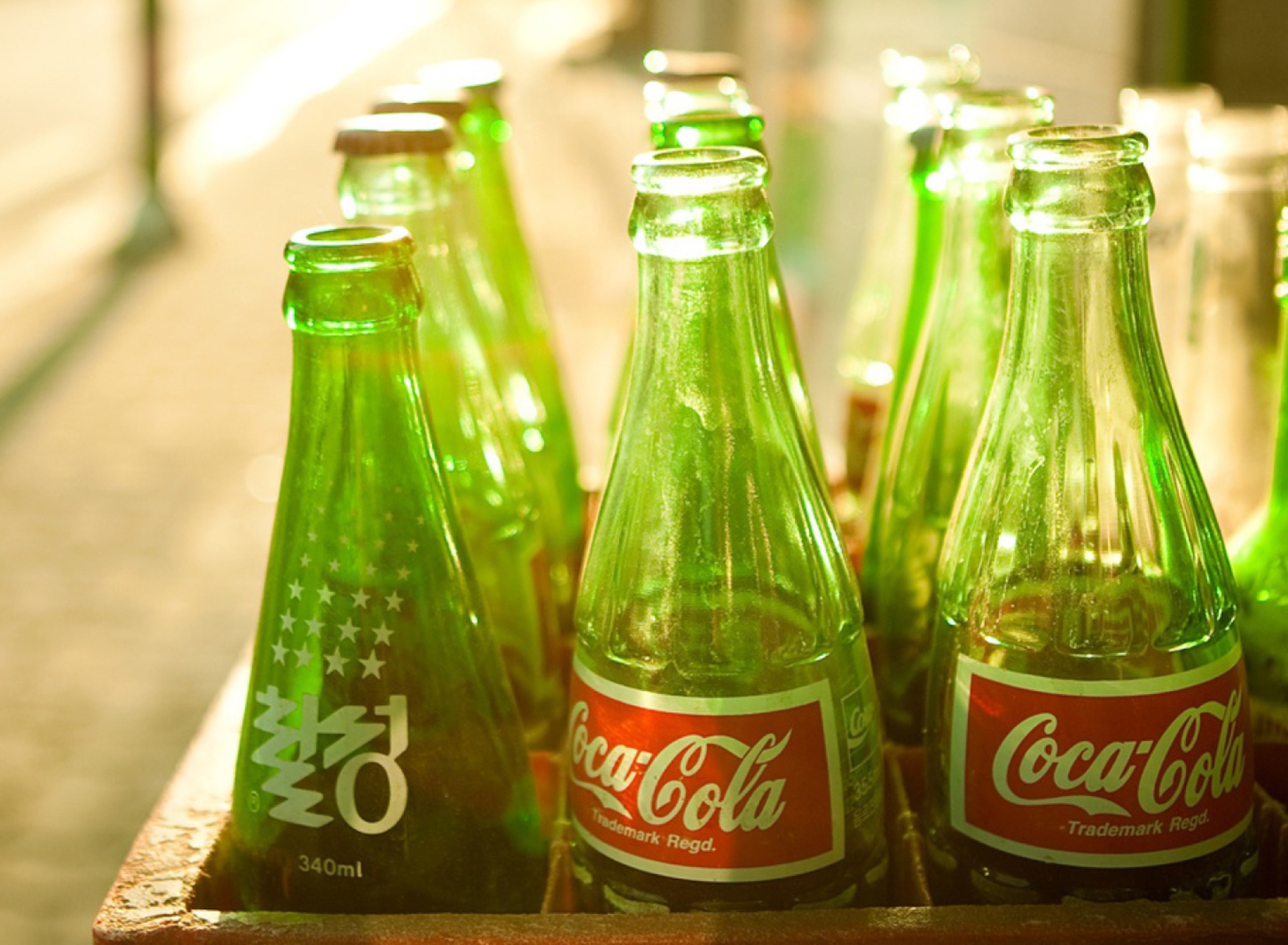 Coca Cola Bottles wallpaper 1920x1408