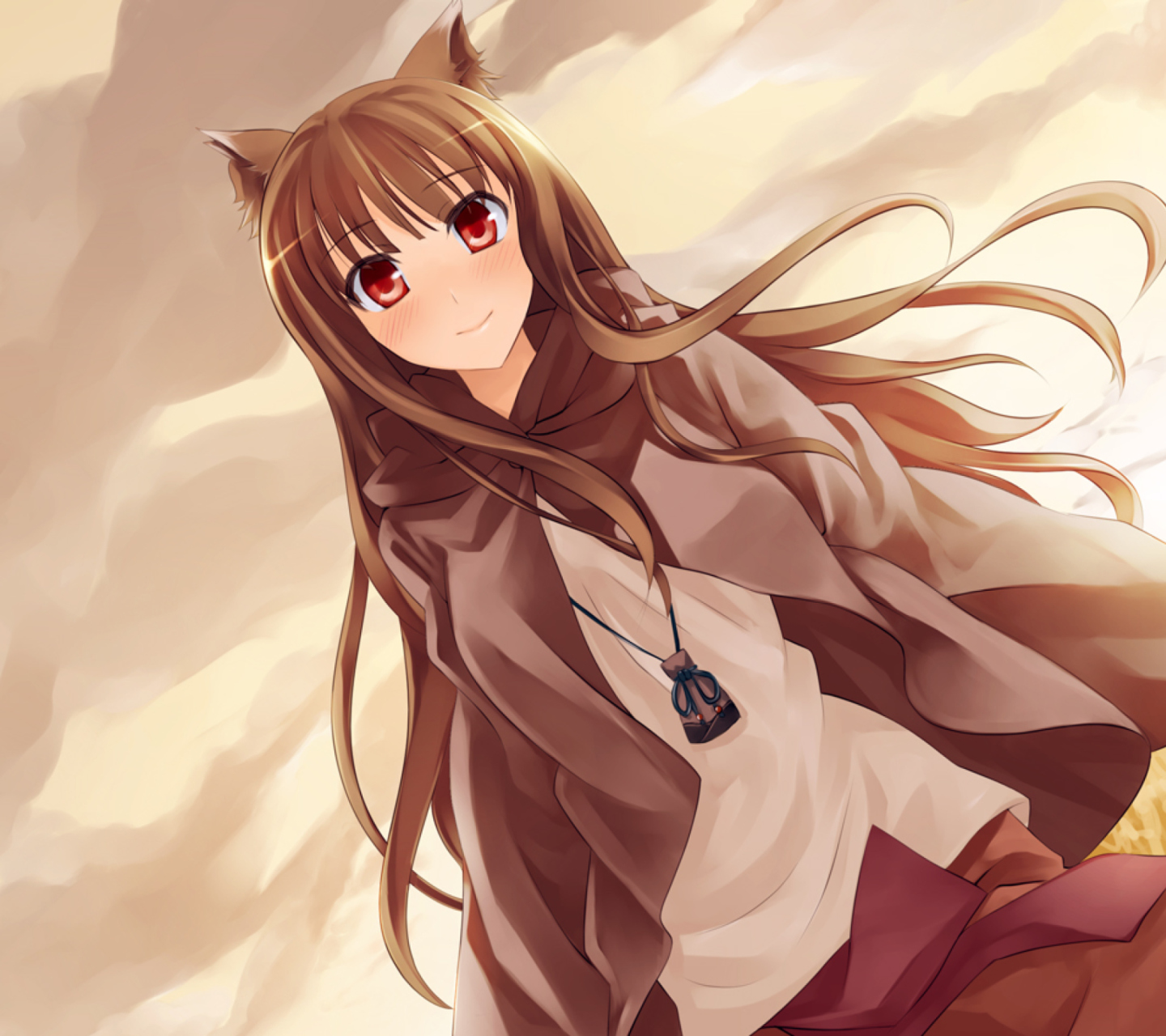 Das Smile Spice And Wolf Wallpaper 1440x1280