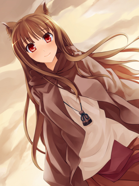 Screenshot №1 pro téma Smile Spice And Wolf 480x640