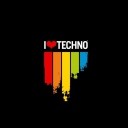 Sfondi I Love Techno 128x128