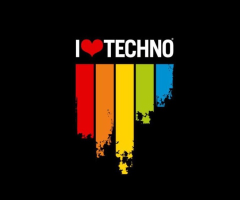 Sfondi I Love Techno 480x400