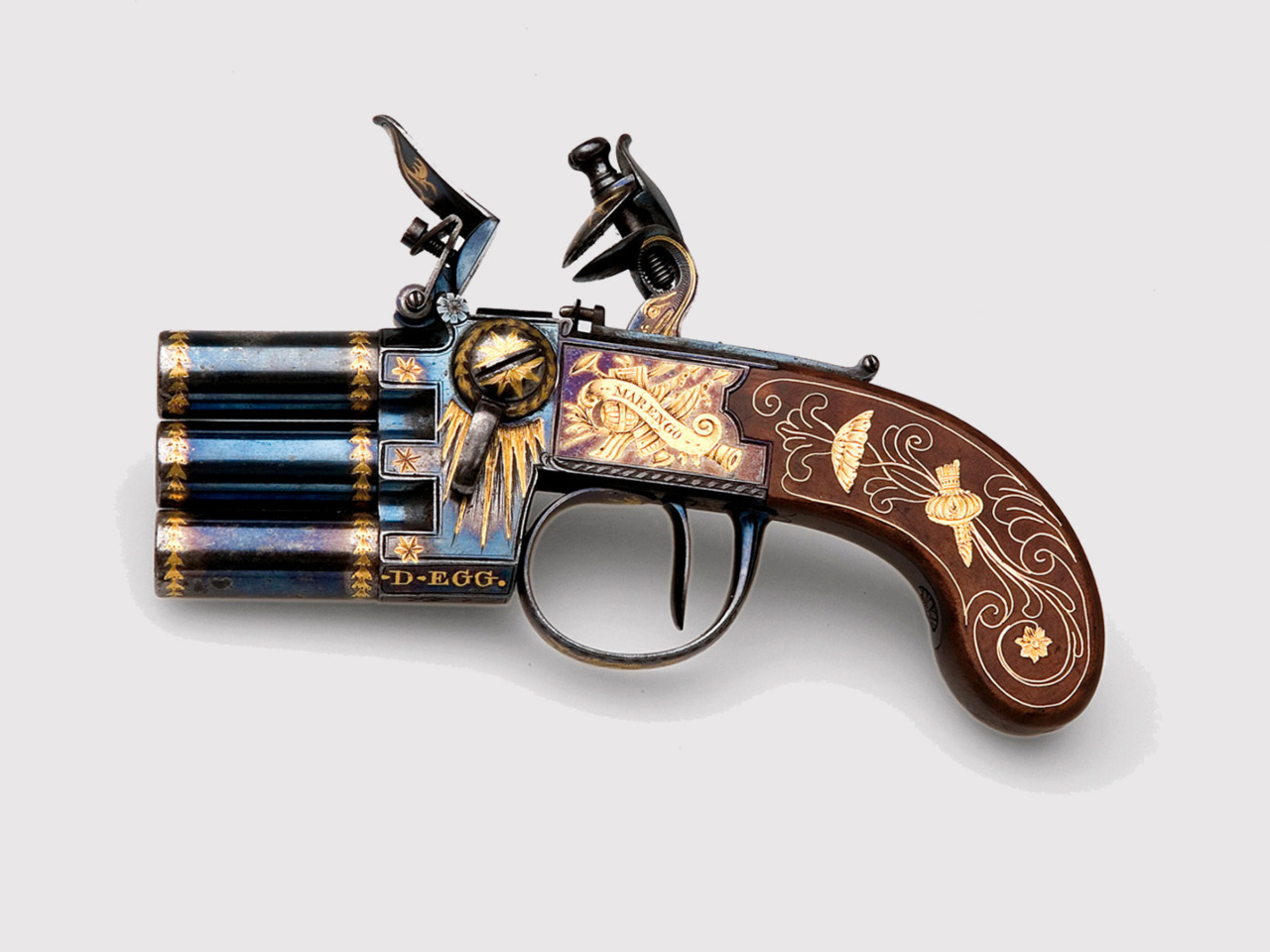 Das Napoleons Emperor three chamber Pistol Marengo Wallpaper 1280x960