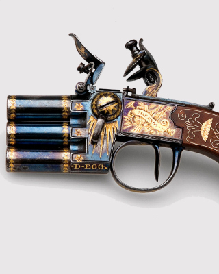 Kostenloses Napoleons Emperor three chamber Pistol Marengo Wallpaper für HTC Trophy