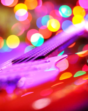 Обои Bokeh Guitar 176x220