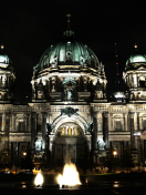 Das Berliner Dom At Night Wallpaper 132x176