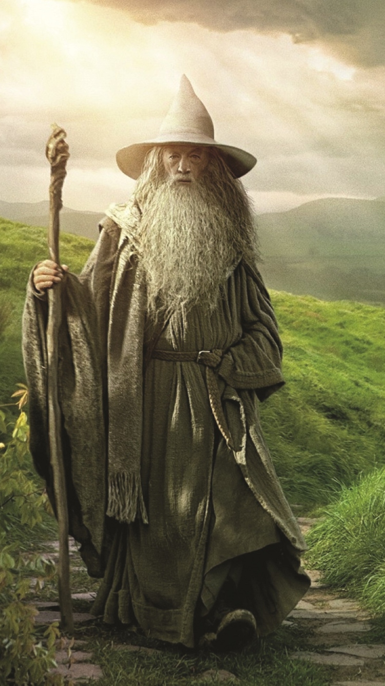 Sfondi Gandalf - Lord of the Rings Tolkien 750x1334