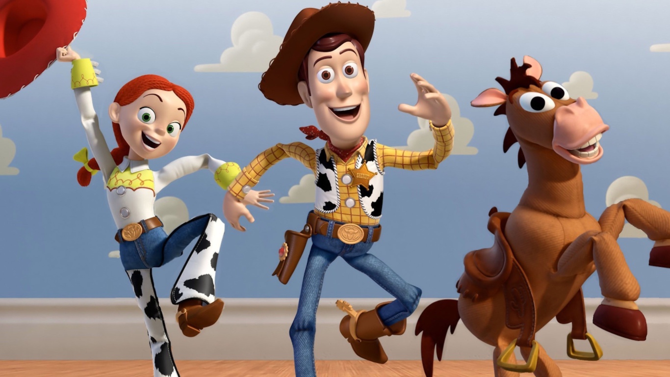 Woody in Toy Story 3 wallpaper 1366x768