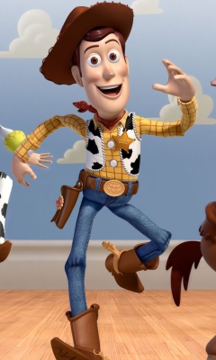 Das Woody in Toy Story 3 Wallpaper 240x400