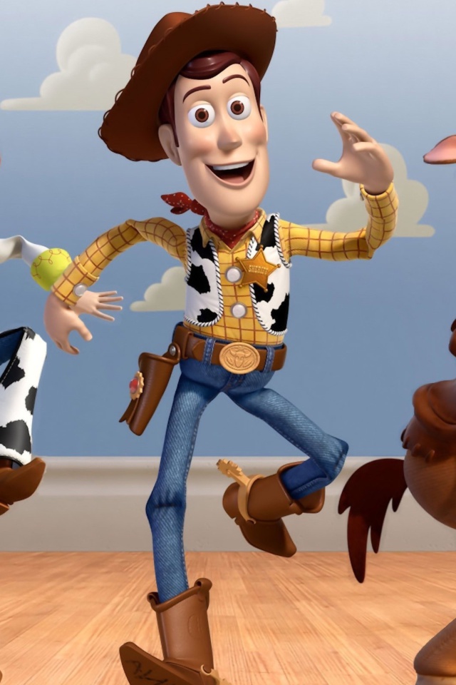 Fondo de pantalla Woody in Toy Story 3 640x960