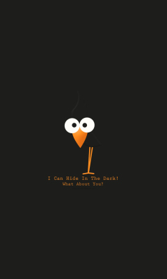 I Can Hide In The Dark wallpaper 240x400