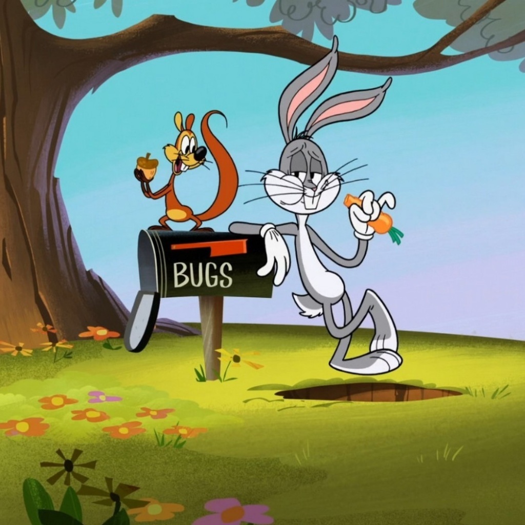 Fondo de pantalla Bugs Bunny Cartoon Wabbit 1024x1024