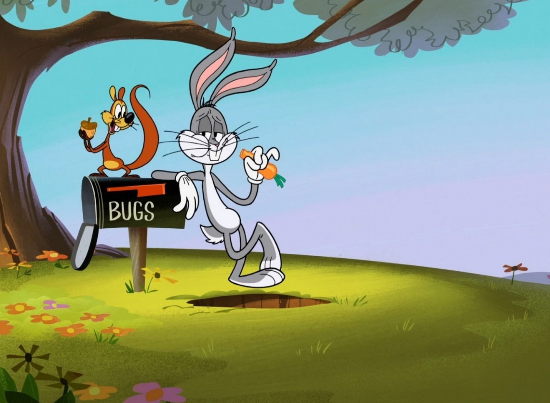 Bugs Bunny Cartoon Wabbit wallpaper 1920x1408