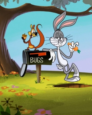 Bugs Bunny Cartoon Wabbit - Obrázkek zdarma pro 320x480