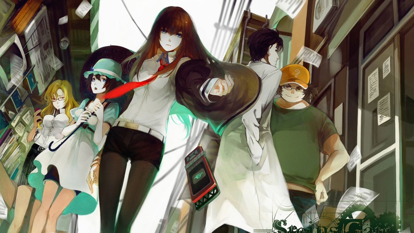 Das Steins;Gate Wallpaper 1366x768