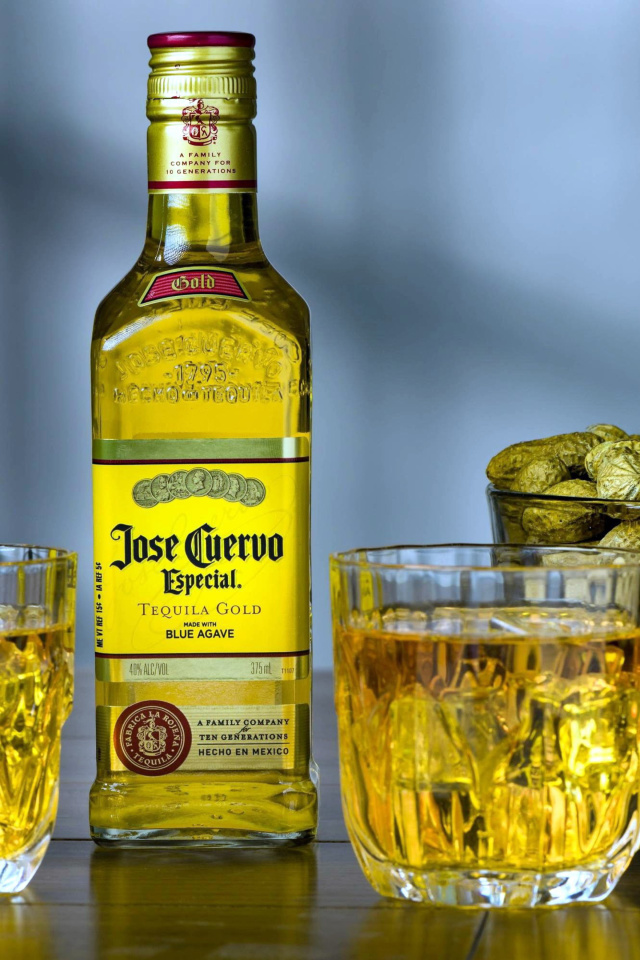 Tequila Jose Cuervo Especial Gold wallpaper 640x960