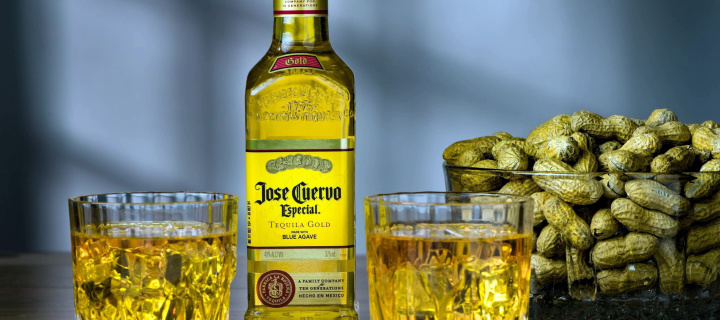 Fondo de pantalla Tequila Jose Cuervo Especial Gold 720x320