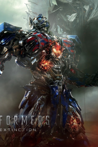 Обои Transformers 4 Age Of Extinction 2014 320x480