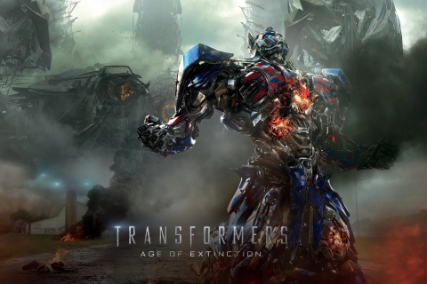 Обои Transformers 4 Age Of Extinction 2014 480x320