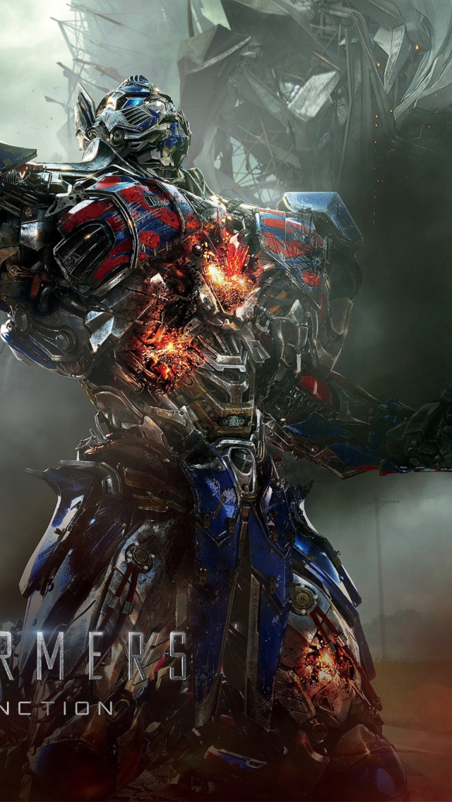 Обои Transformers 4 Age Of Extinction 2014 640x1136