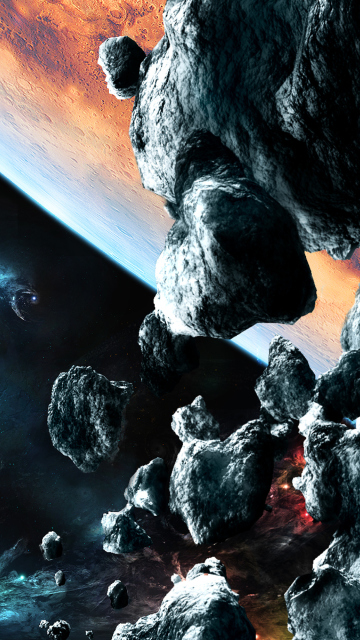 Screenshot №1 pro téma Asteroids 360x640