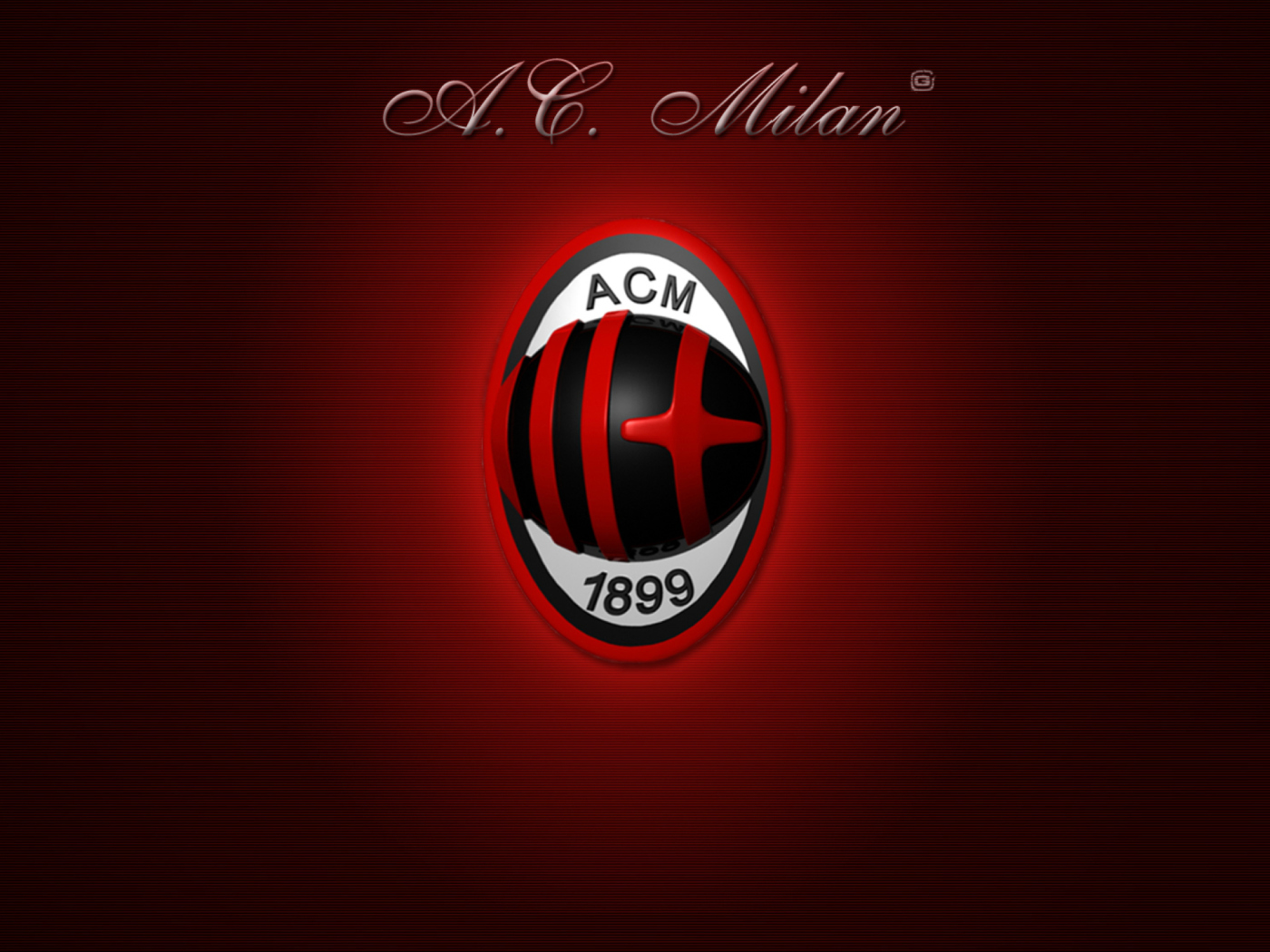 Screenshot №1 pro téma AC Milan Logo 1400x1050