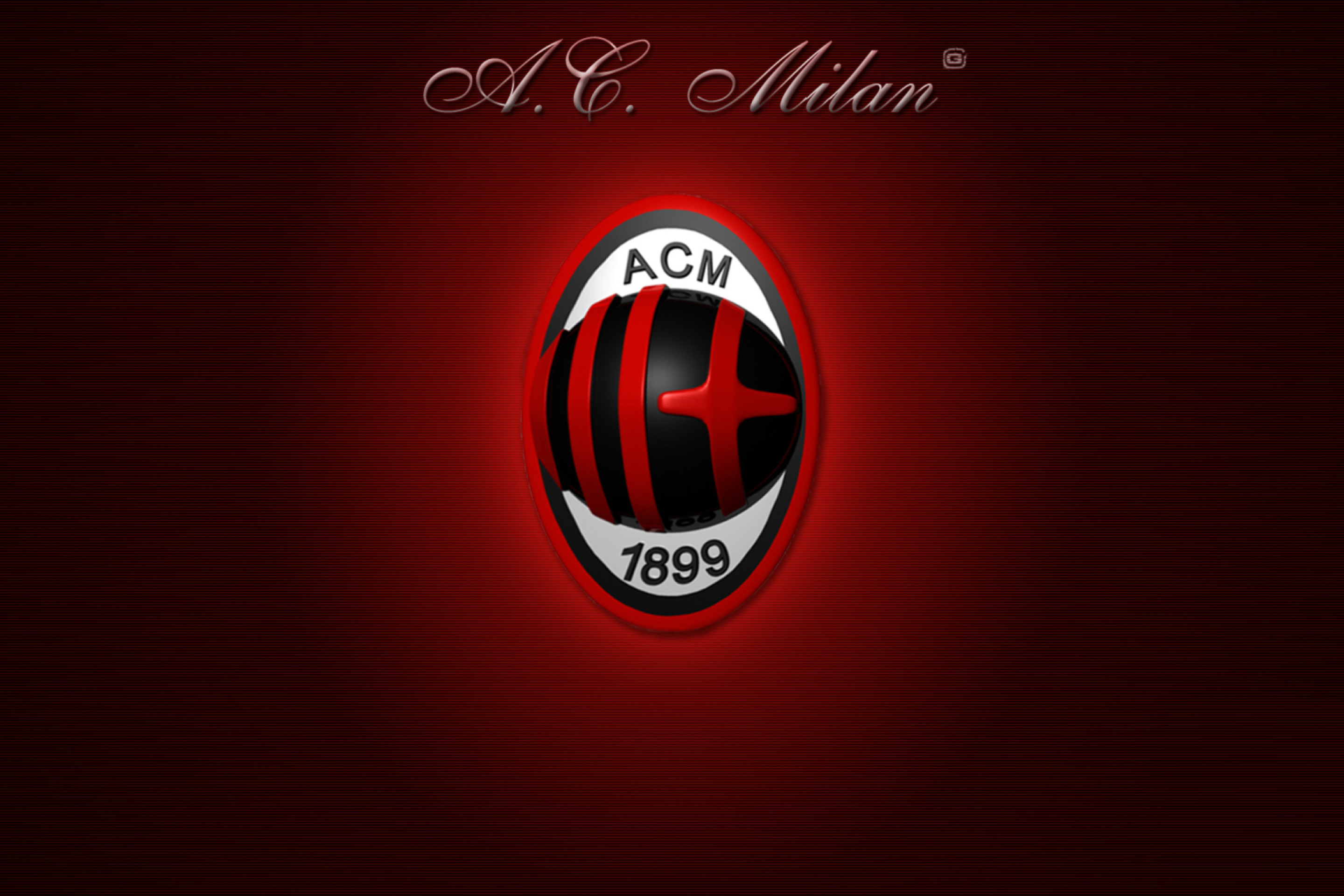 Screenshot №1 pro téma AC Milan Logo 2880x1920