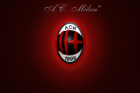 AC Milan Logo wallpaper 480x320