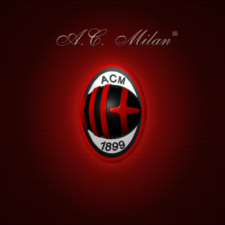 AC Milan Logo - Obrázkek zdarma pro 208x208