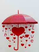 Screenshot №1 pro téma Love Umbrella 132x176