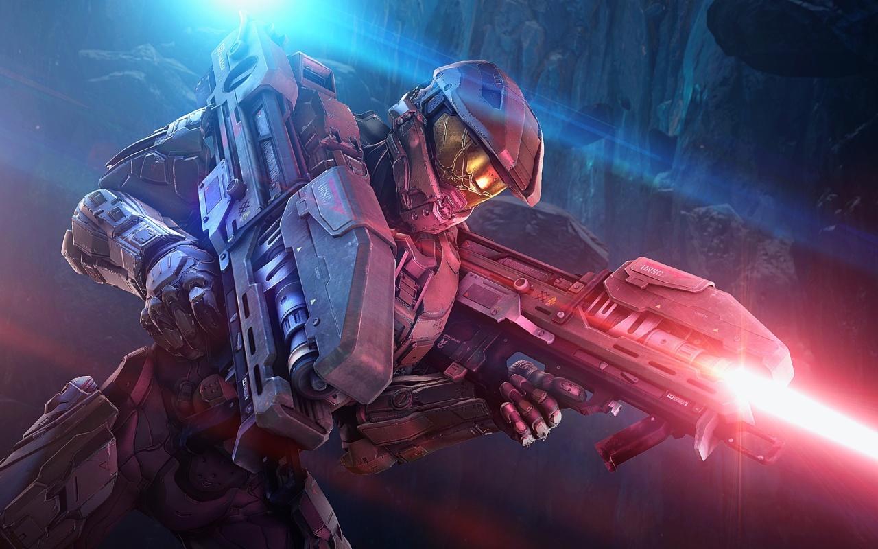 Master Chief in Halo Game wallpaper 1280x800