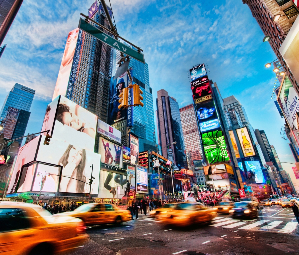 Times Square New York wallpaper 1200x1024