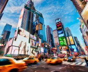 Das Times Square New York Wallpaper 176x144