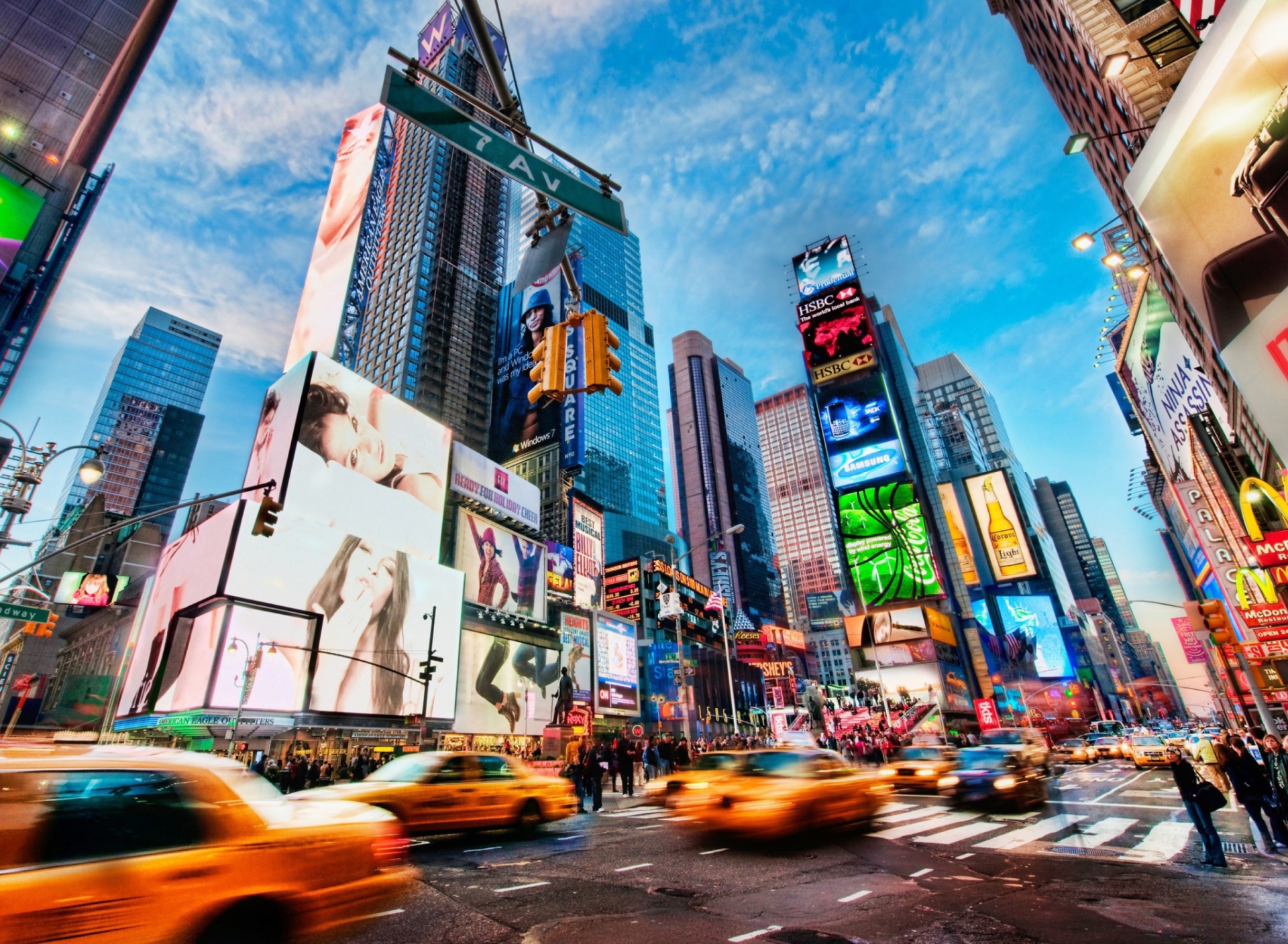 Das Times Square New York Wallpaper 1920x1408