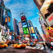 Times Square New York wallpaper 208x208