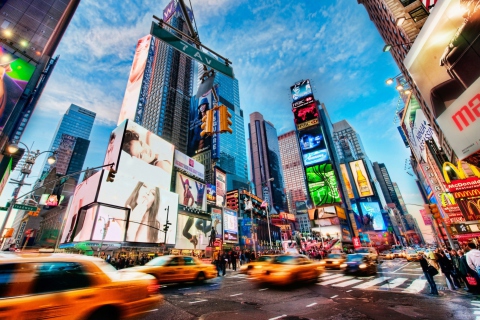 Обои Times Square New York 480x320