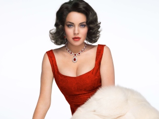 Fondo de pantalla Lindsay Lohan As Elizabeth Taylor 320x240