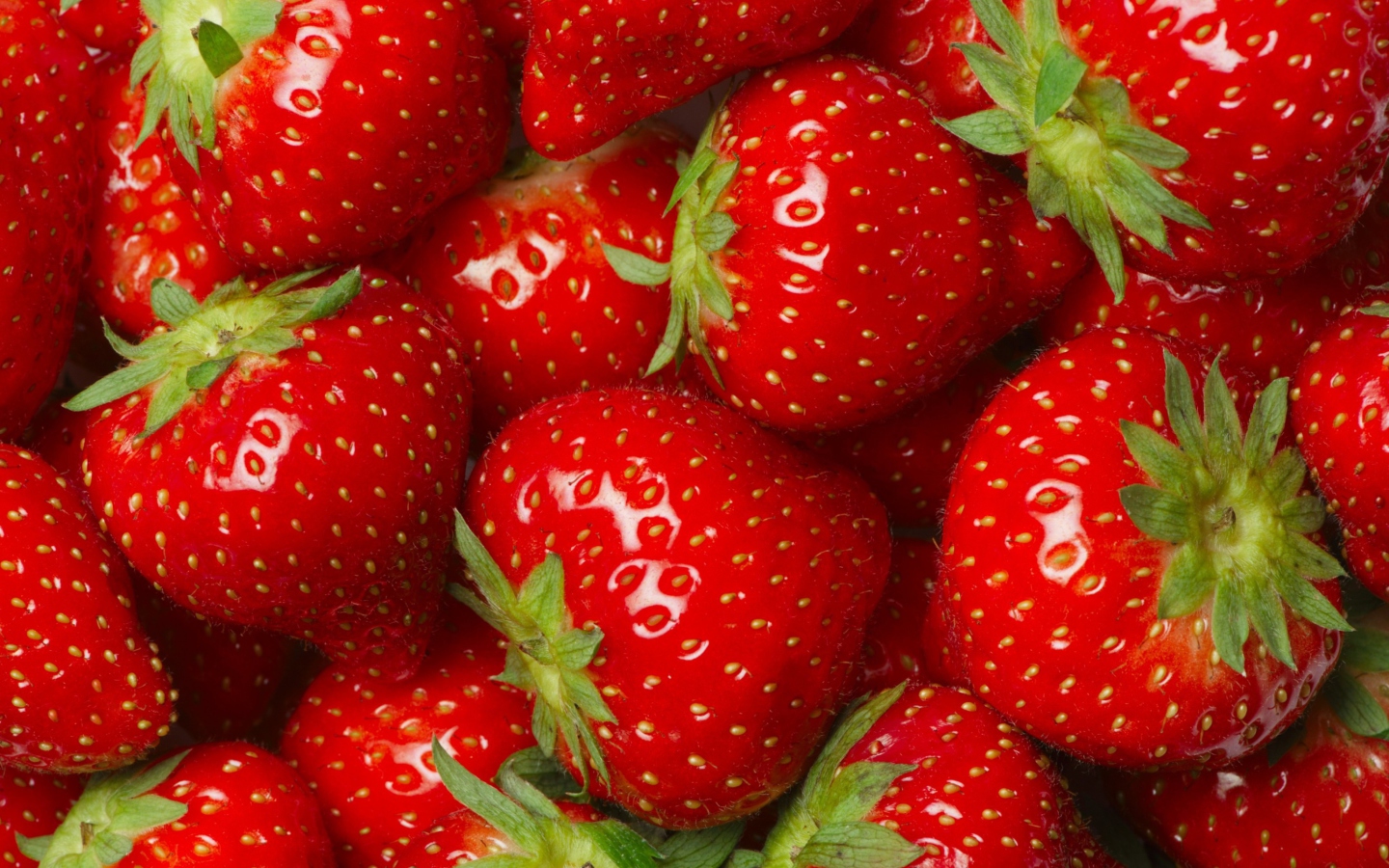 Das Juicy Strawberries Wallpaper 1440x900