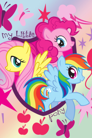 Fondo de pantalla My Little Pony Pinkie Pie 320x480