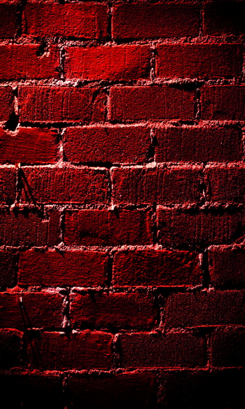 Das Red Brick Wallpaper 480x800