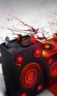 Das DJ Stuff Wallpaper 240x400