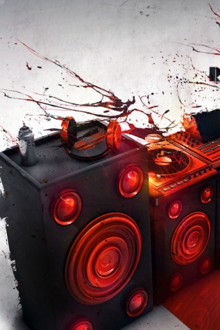 DJ Stuff wallpaper 320x480