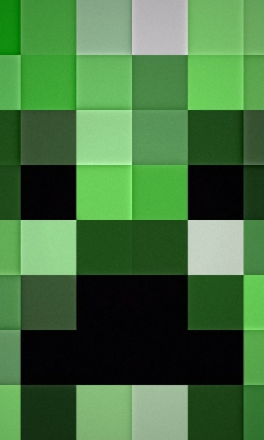 Screenshot №1 pro téma Green Squares 240x400