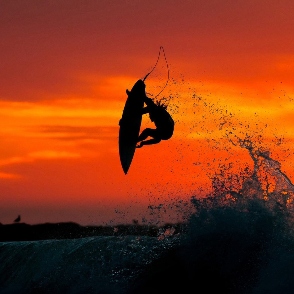 Das Extreme Surfing Wallpaper 1024x1024