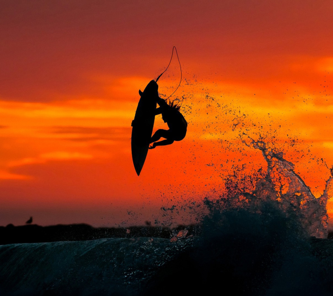 Das Extreme Surfing Wallpaper 1080x960