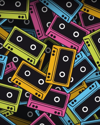 Audio Tapes Illustration - Obrázkek zdarma pro Nokia Lumia 925